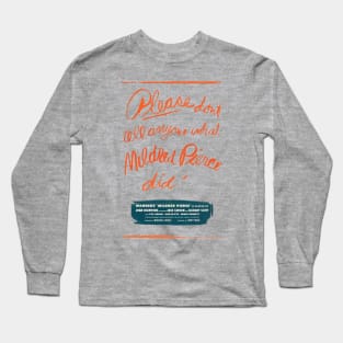 Mildred Pierce Teaser Poster Long Sleeve T-Shirt